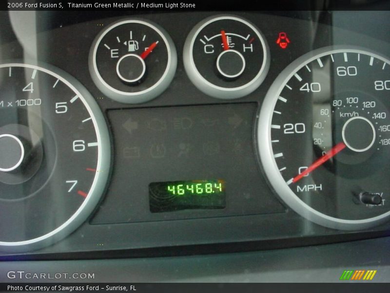 Titanium Green Metallic / Medium Light Stone 2006 Ford Fusion S