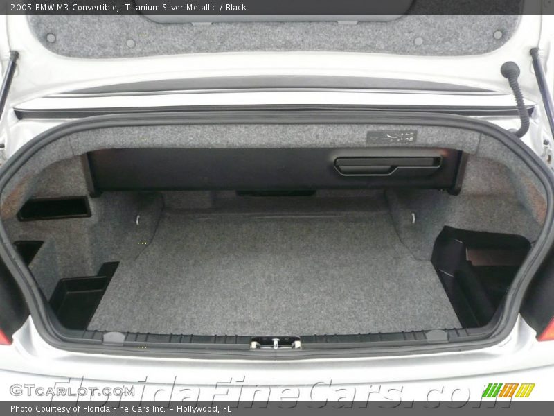 Titanium Silver Metallic / Black 2005 BMW M3 Convertible