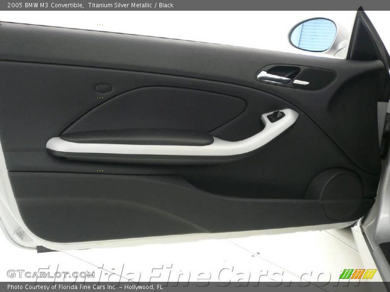 Titanium Silver Metallic / Black 2005 BMW M3 Convertible