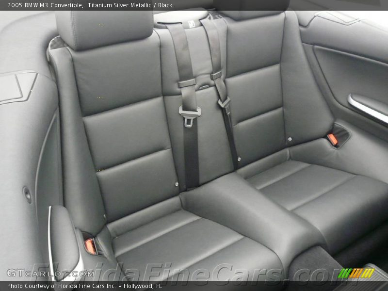 Titanium Silver Metallic / Black 2005 BMW M3 Convertible
