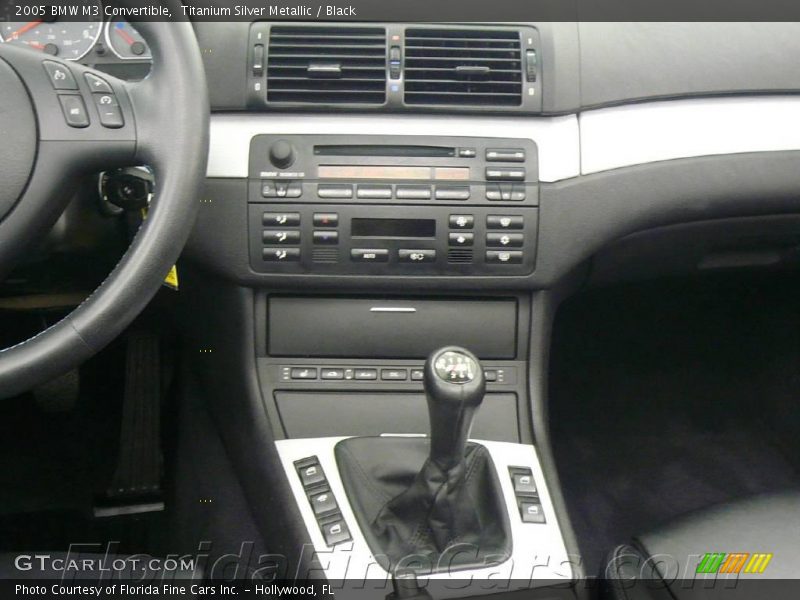 Titanium Silver Metallic / Black 2005 BMW M3 Convertible