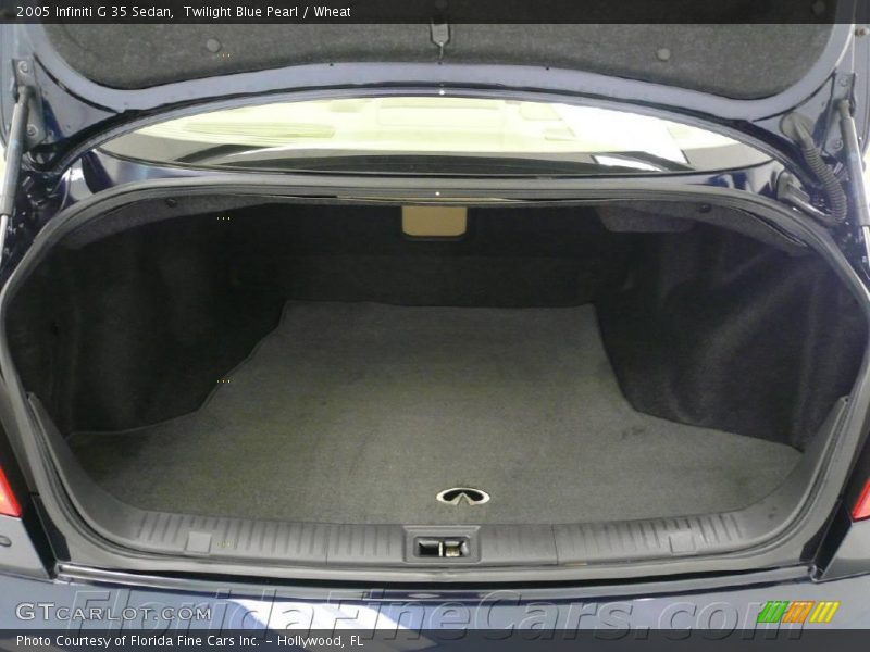 Twilight Blue Pearl / Wheat 2005 Infiniti G 35 Sedan