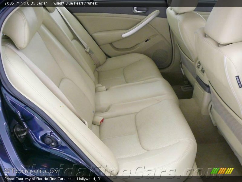 Twilight Blue Pearl / Wheat 2005 Infiniti G 35 Sedan