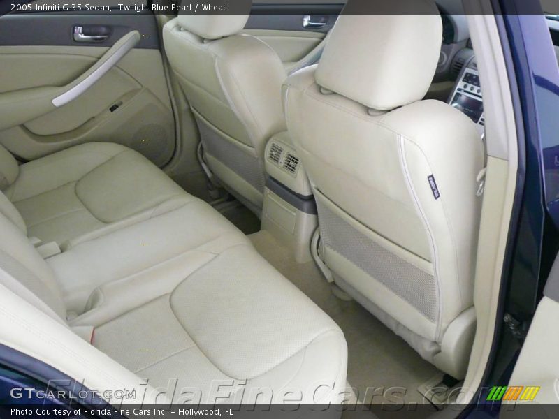 Twilight Blue Pearl / Wheat 2005 Infiniti G 35 Sedan