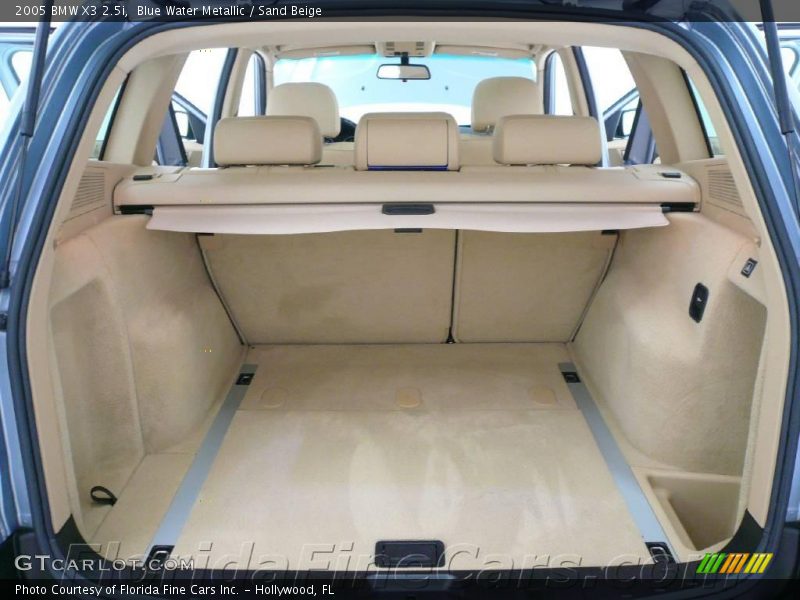 Blue Water Metallic / Sand Beige 2005 BMW X3 2.5i
