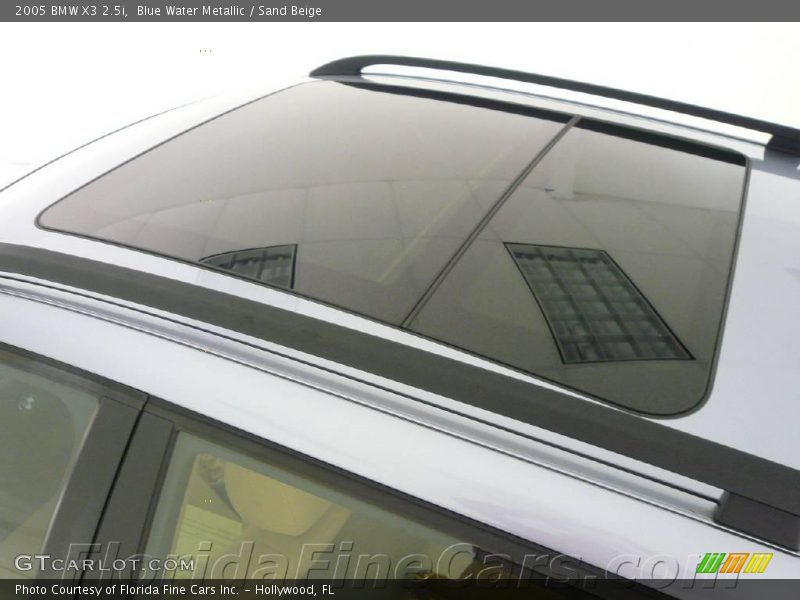Blue Water Metallic / Sand Beige 2005 BMW X3 2.5i