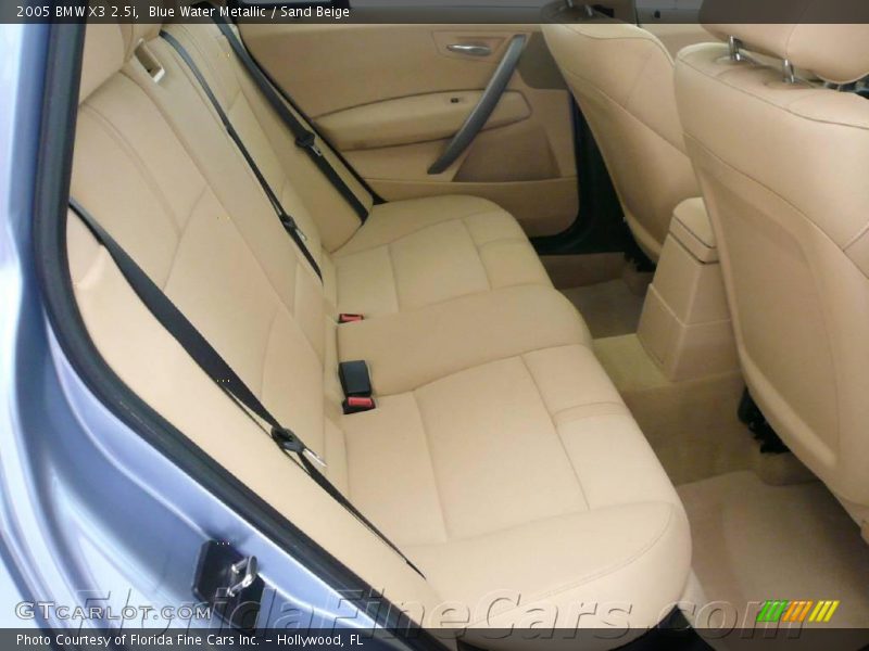 Blue Water Metallic / Sand Beige 2005 BMW X3 2.5i