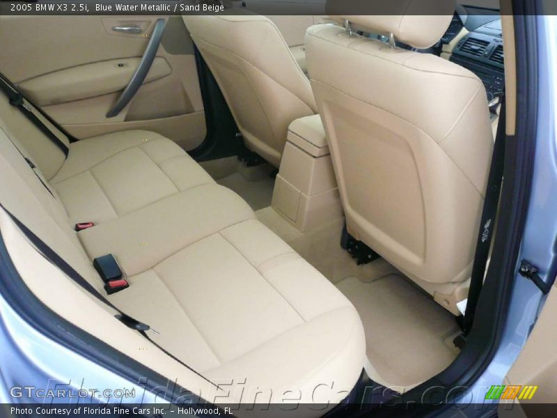 Blue Water Metallic / Sand Beige 2005 BMW X3 2.5i