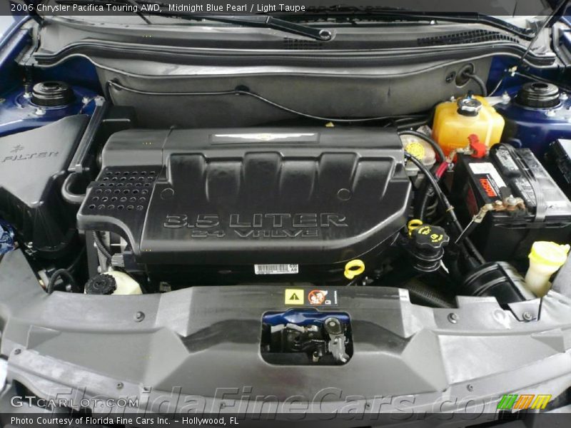 Midnight Blue Pearl / Light Taupe 2006 Chrysler Pacifica Touring AWD