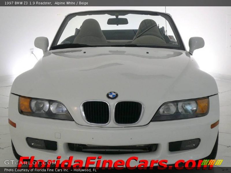 Alpine White / Beige 1997 BMW Z3 1.9 Roadster