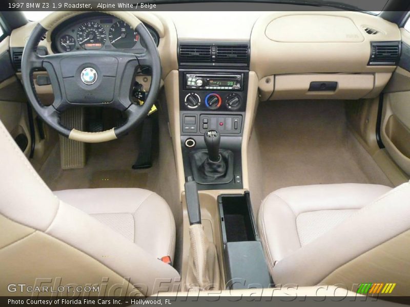 Alpine White / Beige 1997 BMW Z3 1.9 Roadster