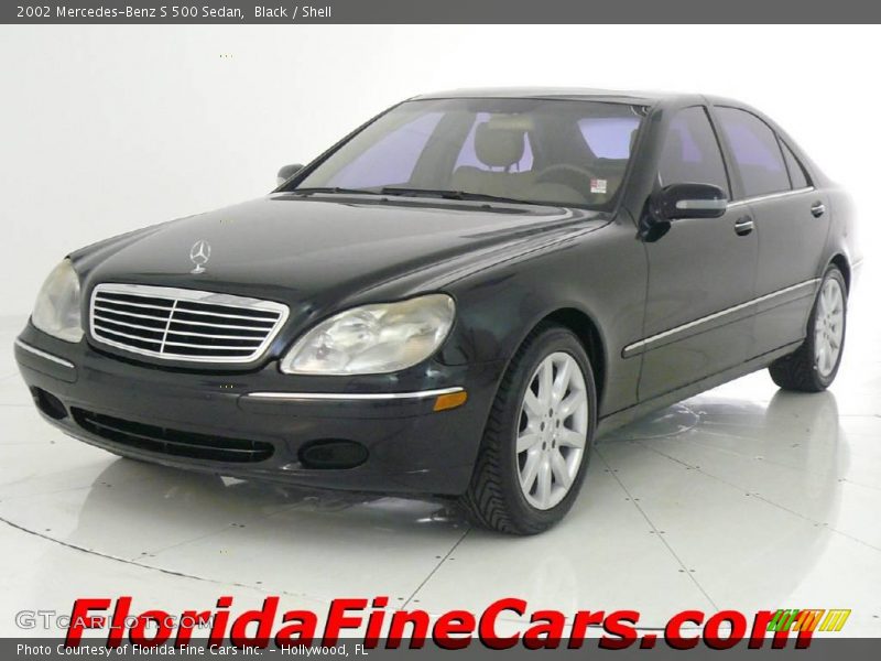 Black / Shell 2002 Mercedes-Benz S 500 Sedan