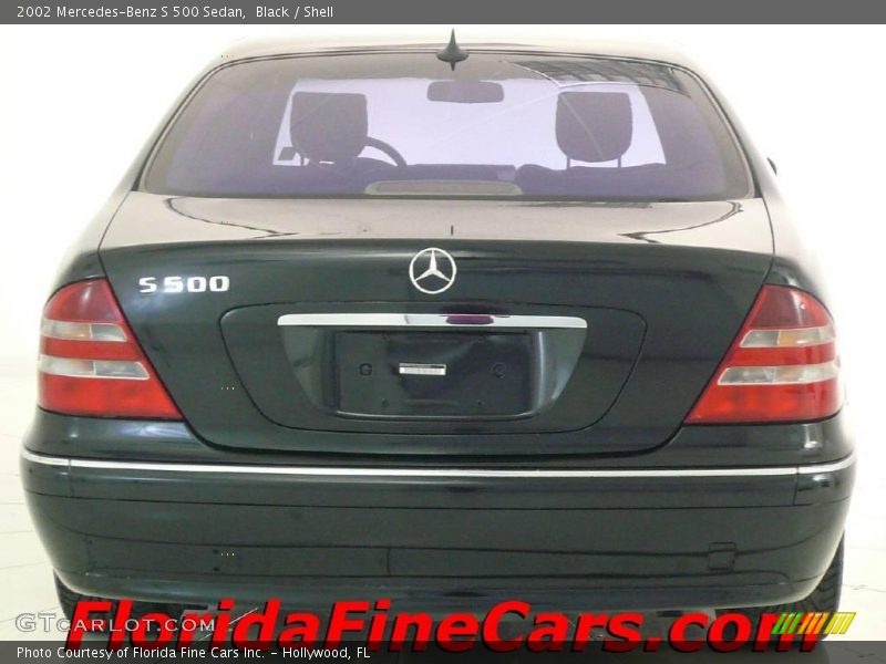 Black / Shell 2002 Mercedes-Benz S 500 Sedan