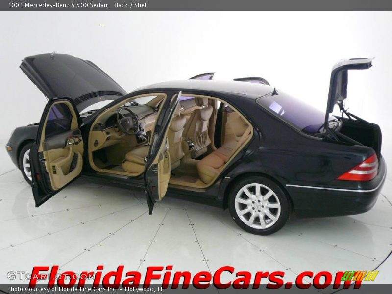 Black / Shell 2002 Mercedes-Benz S 500 Sedan