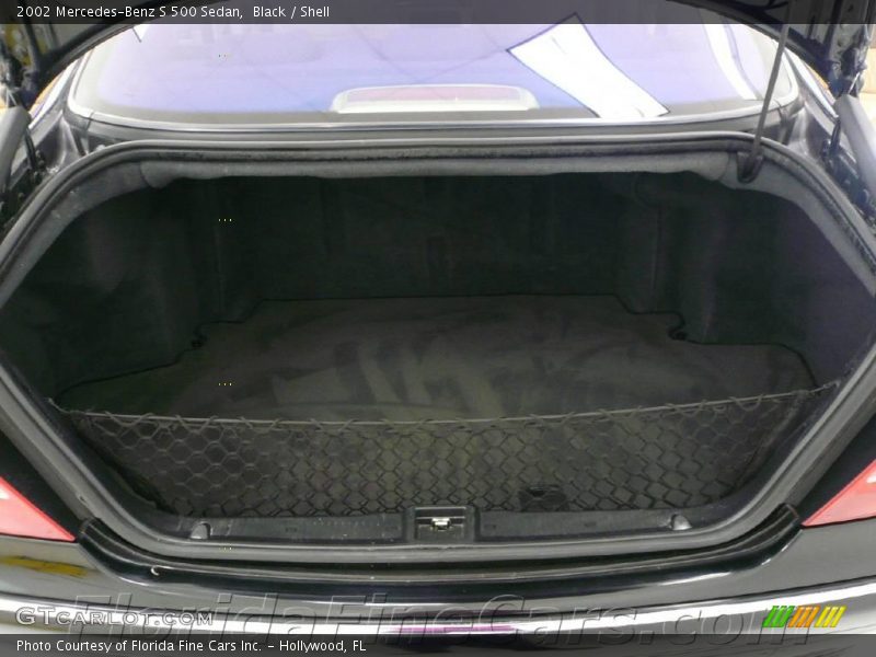 Black / Shell 2002 Mercedes-Benz S 500 Sedan