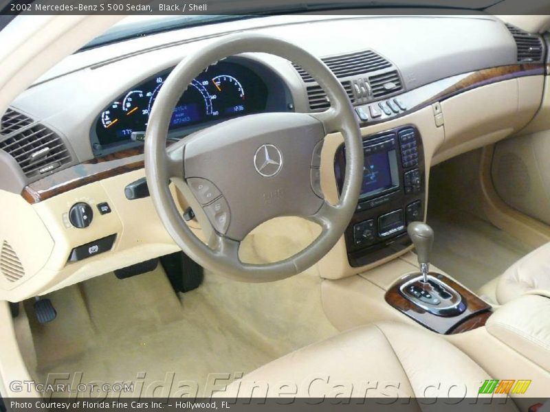Black / Shell 2002 Mercedes-Benz S 500 Sedan
