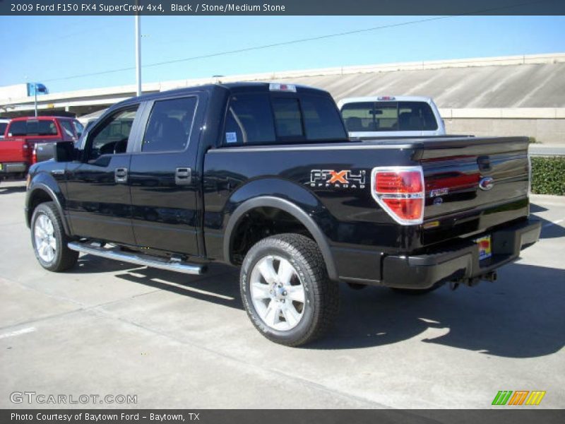 Black / Stone/Medium Stone 2009 Ford F150 FX4 SuperCrew 4x4