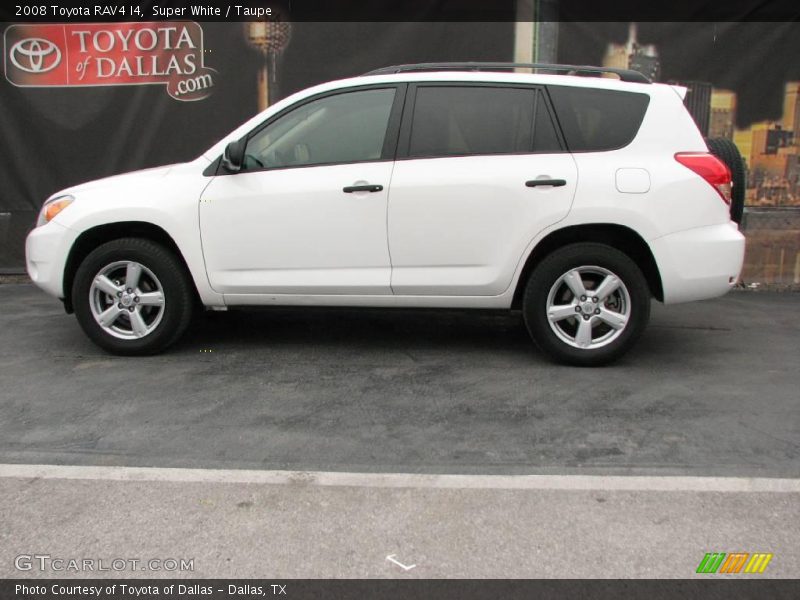 Super White / Taupe 2008 Toyota RAV4 I4
