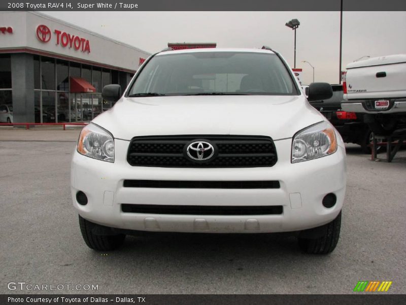 Super White / Taupe 2008 Toyota RAV4 I4