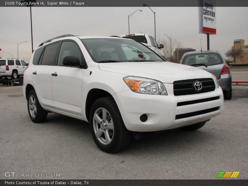 Super White / Taupe 2008 Toyota RAV4 I4