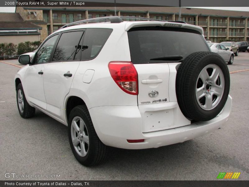 Super White / Taupe 2008 Toyota RAV4 I4