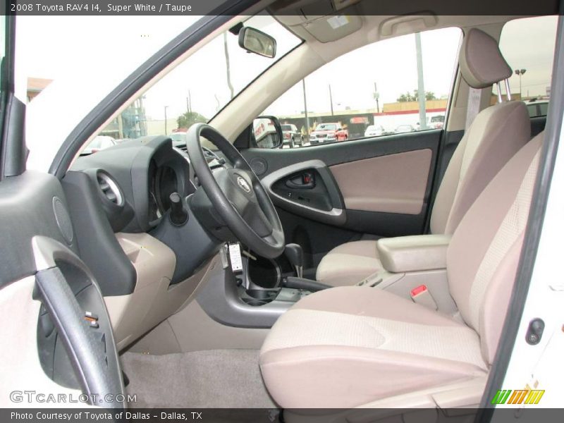 Super White / Taupe 2008 Toyota RAV4 I4