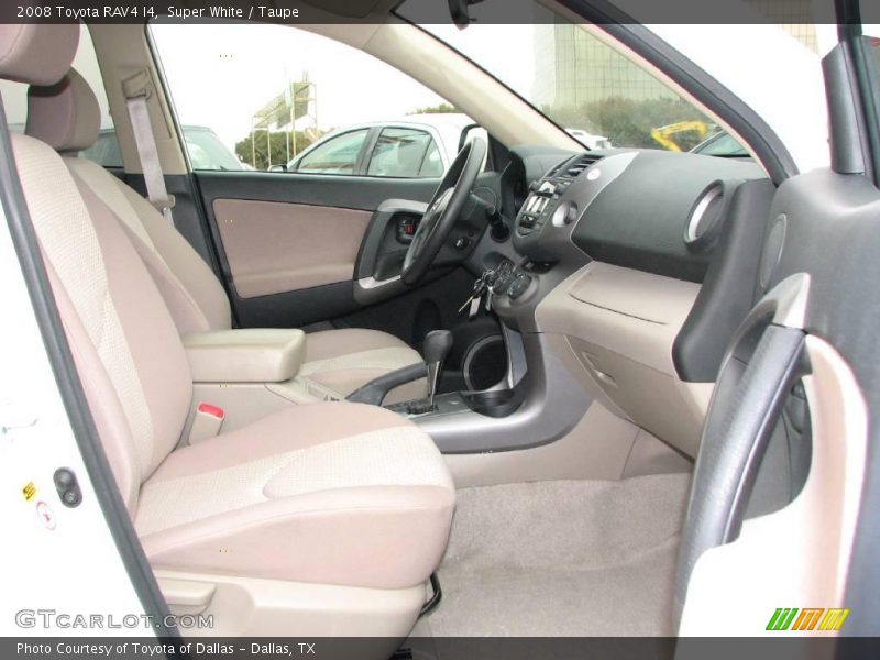 Super White / Taupe 2008 Toyota RAV4 I4