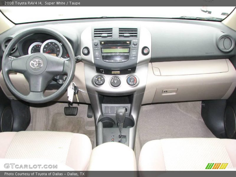 Super White / Taupe 2008 Toyota RAV4 I4