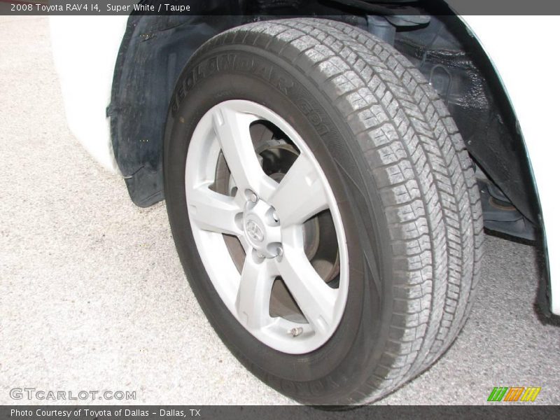 Super White / Taupe 2008 Toyota RAV4 I4