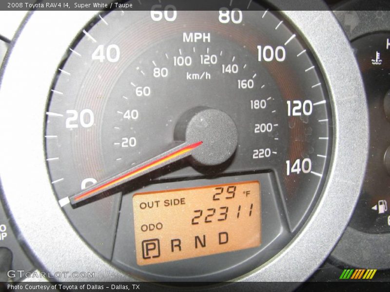 Super White / Taupe 2008 Toyota RAV4 I4