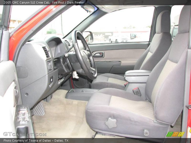 Fire Red / Dark Pewter 2005 GMC Canyon SLE Crew Cab