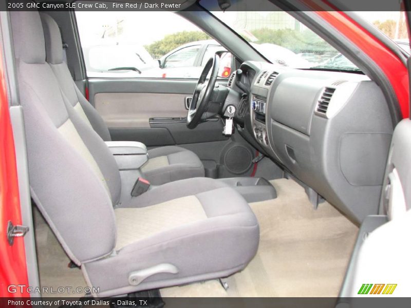 Fire Red / Dark Pewter 2005 GMC Canyon SLE Crew Cab