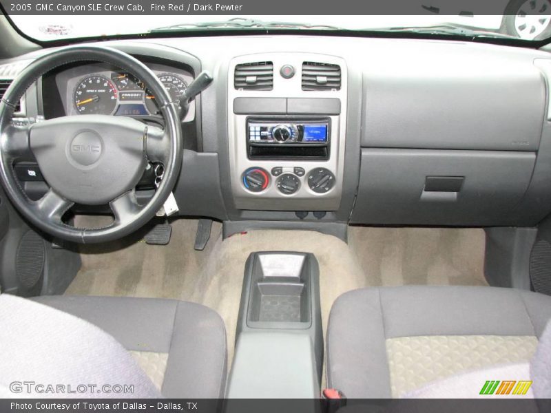 Fire Red / Dark Pewter 2005 GMC Canyon SLE Crew Cab