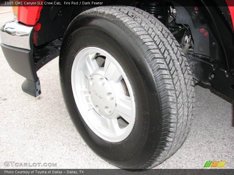 Fire Red / Dark Pewter 2005 GMC Canyon SLE Crew Cab