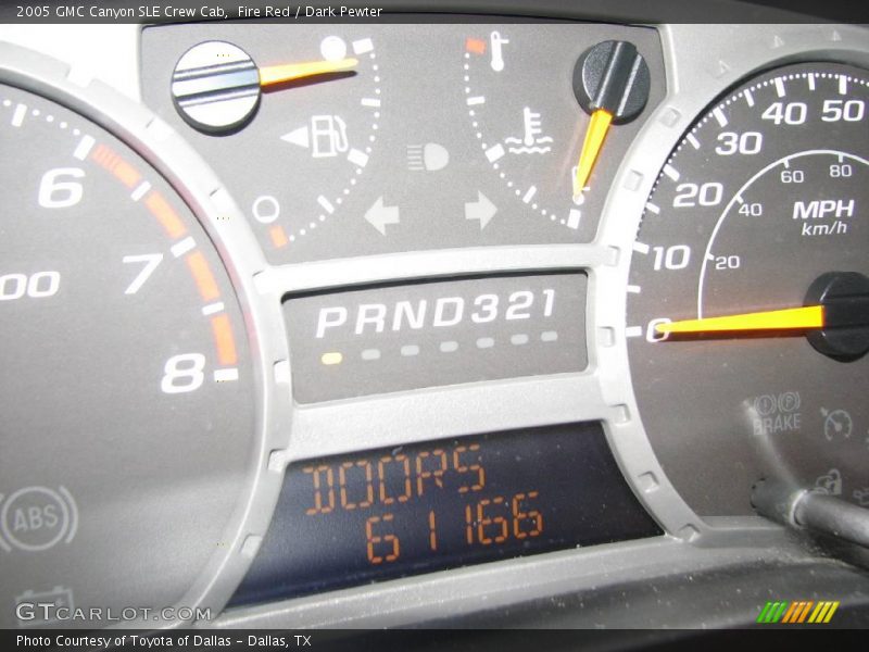 Fire Red / Dark Pewter 2005 GMC Canyon SLE Crew Cab