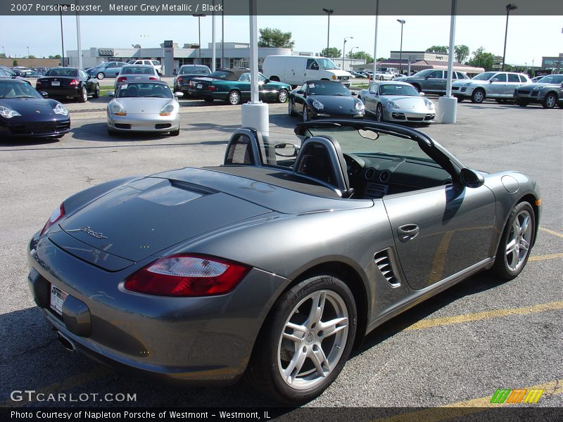 Meteor Grey Metallic / Black 2007 Porsche Boxster
