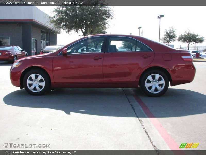 Barcelona Red Metallic / Ash 2009 Toyota Camry LE