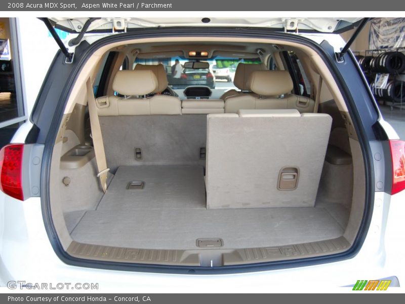 Aspen White Pearl / Parchment 2008 Acura MDX Sport