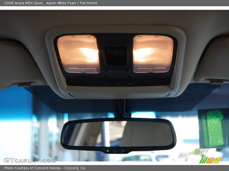Aspen White Pearl / Parchment 2008 Acura MDX Sport