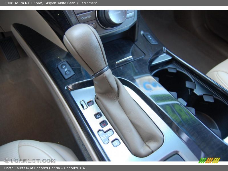 Aspen White Pearl / Parchment 2008 Acura MDX Sport
