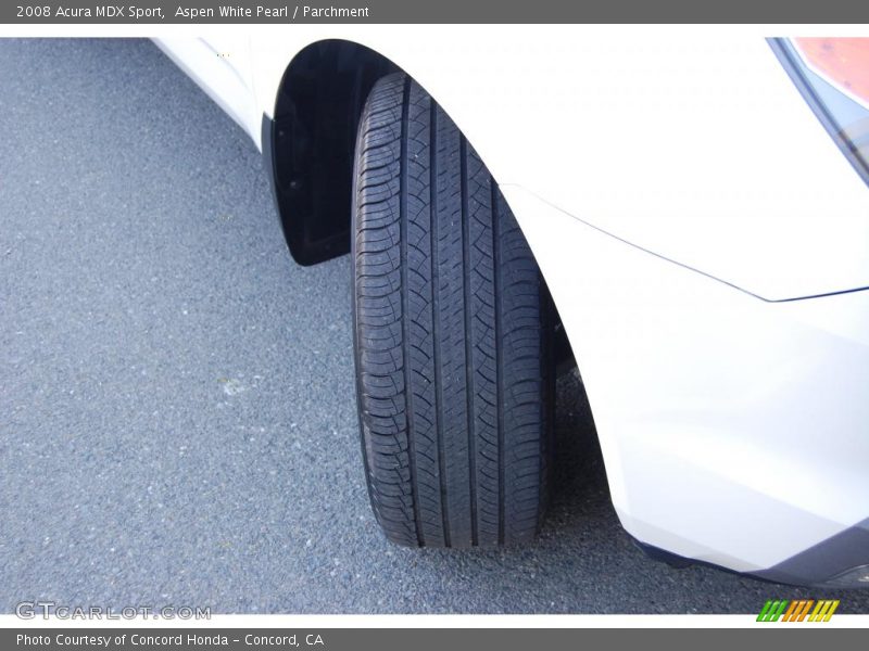 Aspen White Pearl / Parchment 2008 Acura MDX Sport