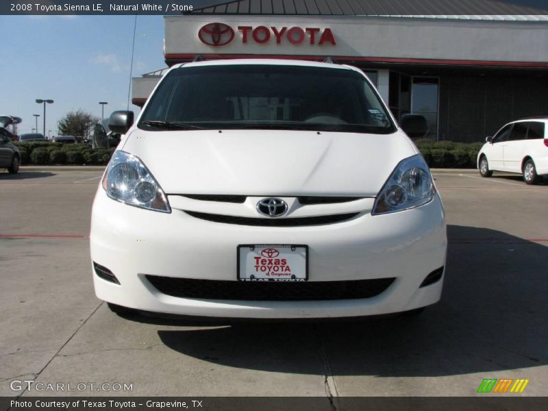 Natural White / Stone 2008 Toyota Sienna LE