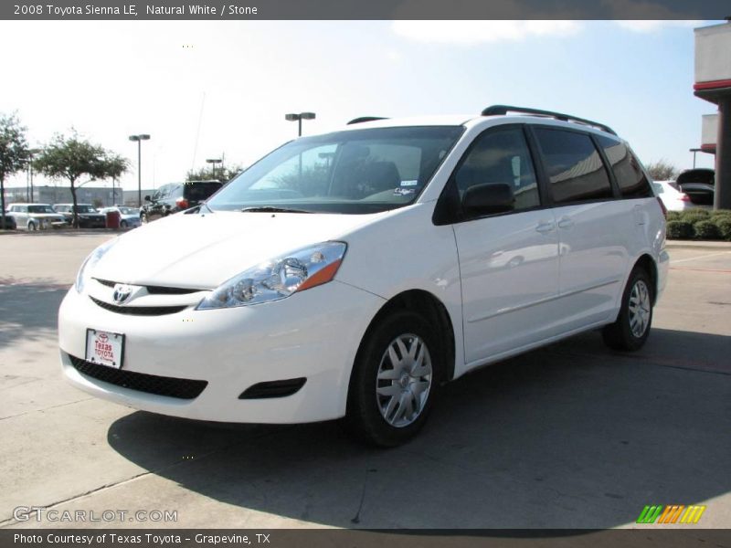 Natural White / Stone 2008 Toyota Sienna LE