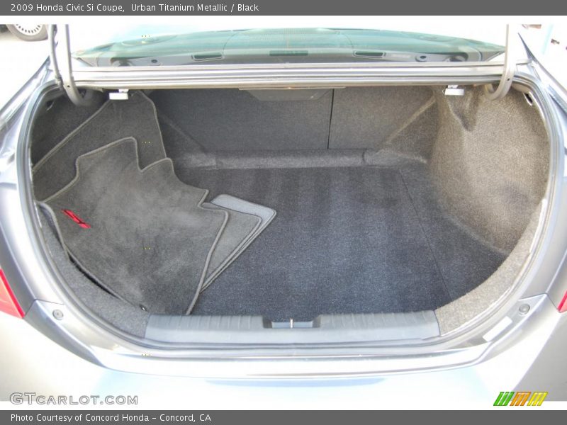 Urban Titanium Metallic / Black 2009 Honda Civic Si Coupe