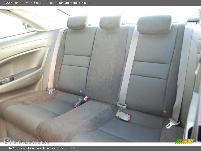 Urban Titanium Metallic / Black 2009 Honda Civic Si Coupe
