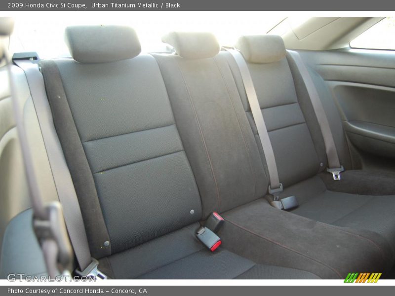 Urban Titanium Metallic / Black 2009 Honda Civic Si Coupe