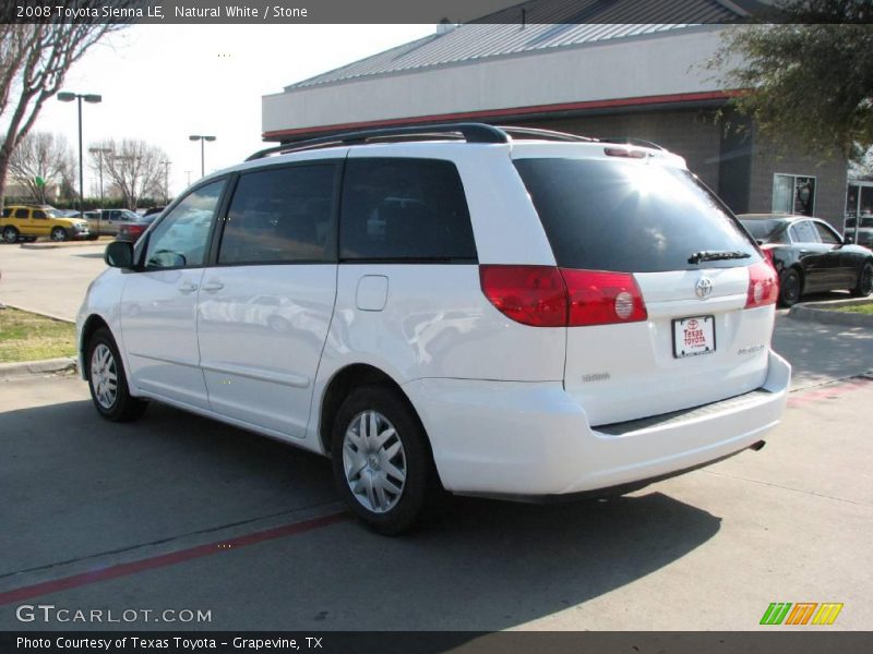 Natural White / Stone 2008 Toyota Sienna LE