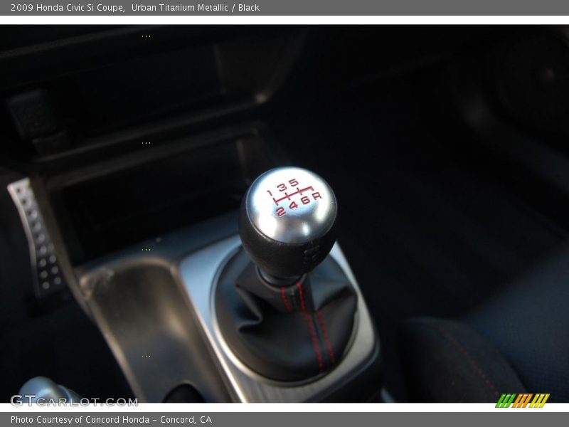 Urban Titanium Metallic / Black 2009 Honda Civic Si Coupe
