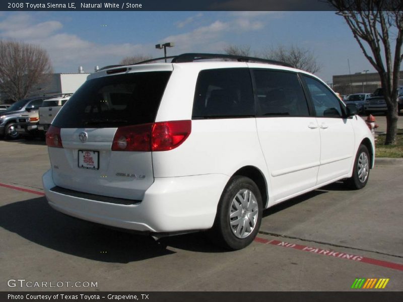 Natural White / Stone 2008 Toyota Sienna LE