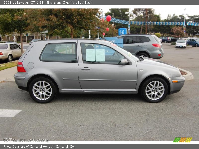 Silverstone Grey Metallic / Black 2003 Volkswagen GTI 1.8T